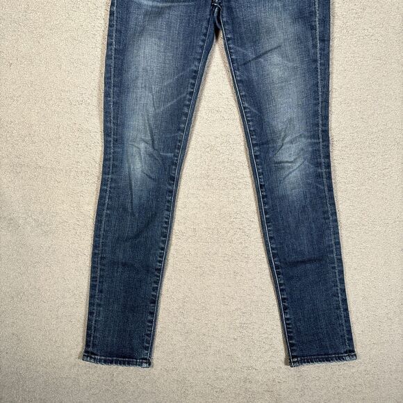 Adriano Goldschmied AG Jeans Stevie Ankle Slim Straight Women’s Fit 28x26 - Picture 3 of 10